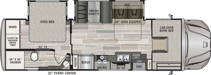 Floorplan of inventory stock number DXP028A